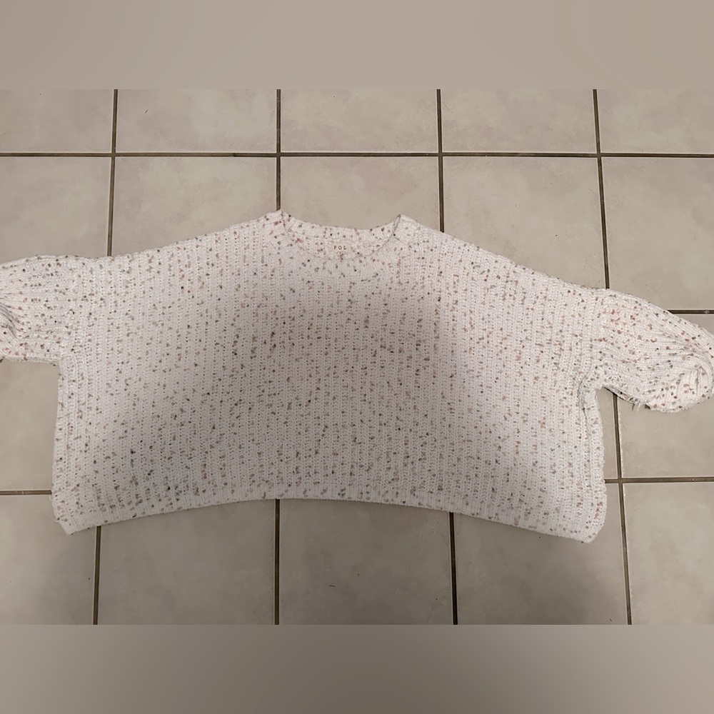 Oversized knit sweater